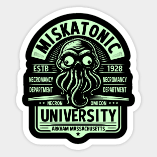 Miskatonic University Cthulhu Sticker